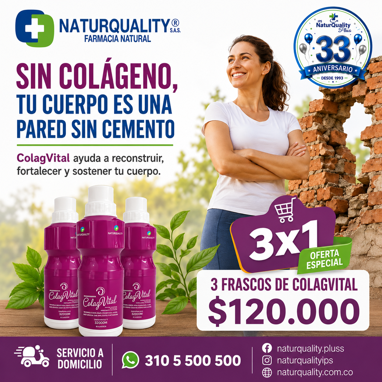 Colagvital 3x1 aniversario